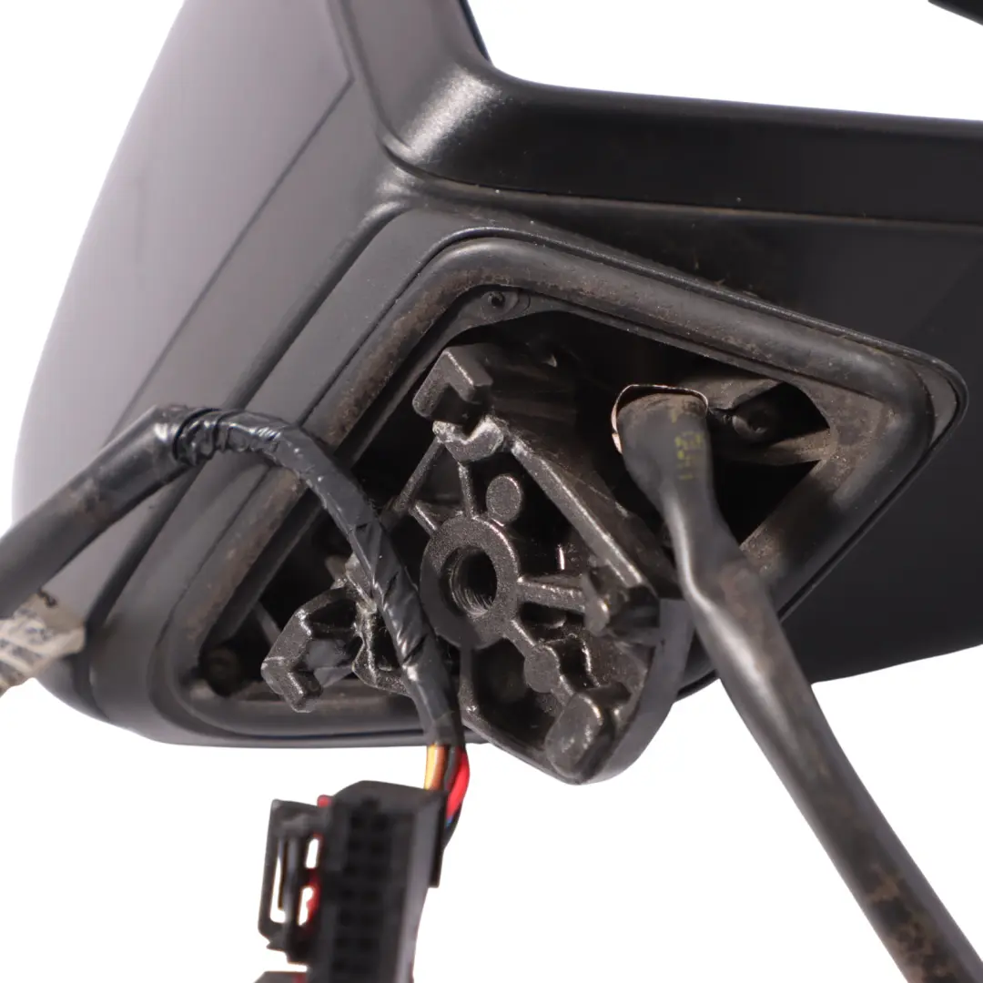 Audi TT FV Wing Mirror Door Right O/S Mythical Black - Y9T - SKU RHD-8S2857410B-MYB - Part number 8S2857410B-MYB