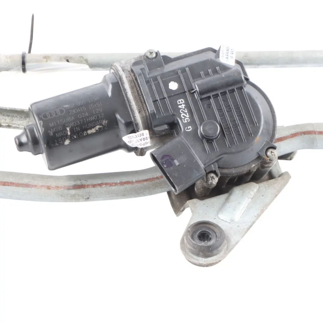 8S Motor Front Windscreen Wiper System Linkage to Audi TT with Part number 8S2955023 Audi TT 8S Motor Front Windscreen Wiper System Linkage - SKU RHD-8S2955023 - Part number 8S2955023