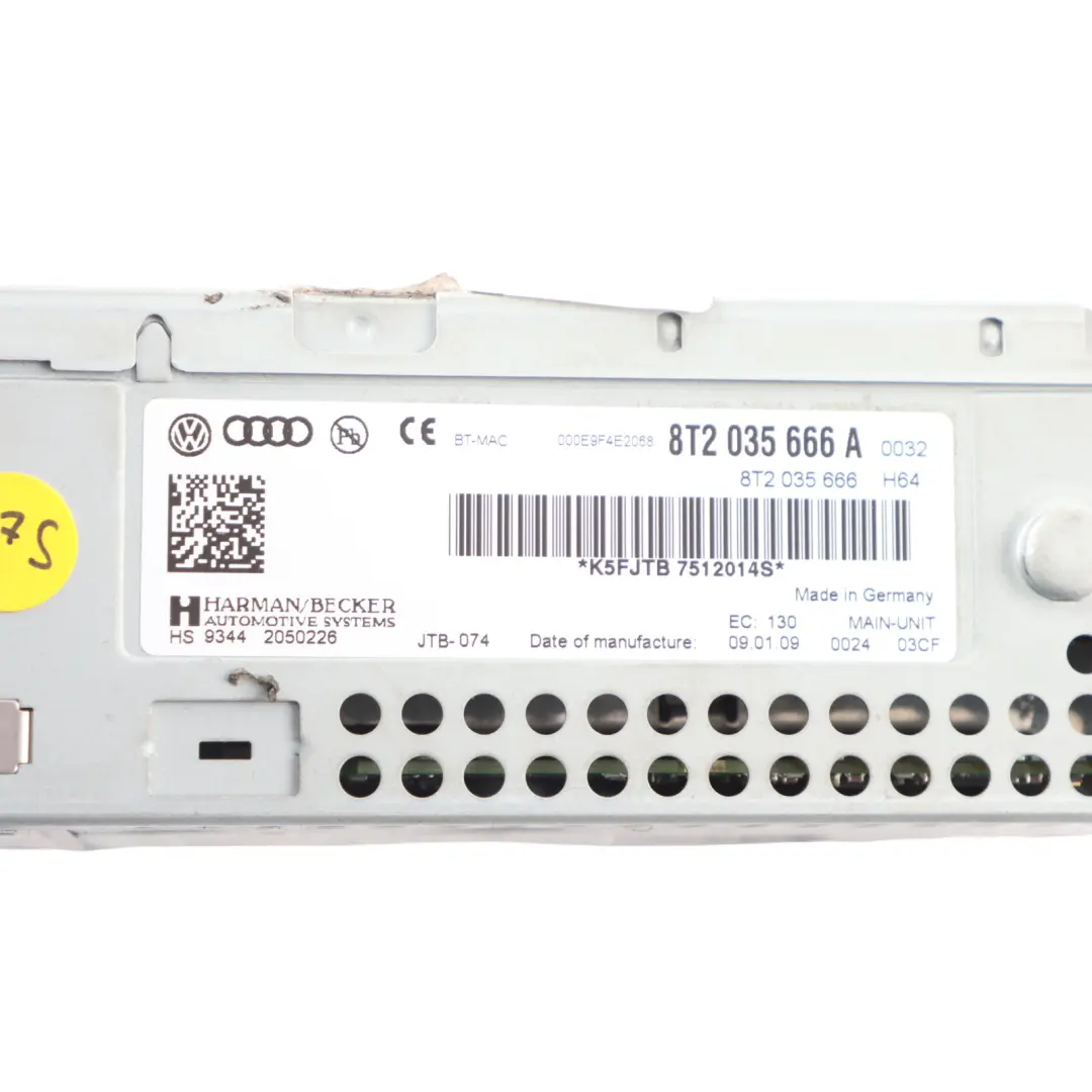 Sat Navi Stereo Radio Audio MMI Head Unit CD Player to Audi Q5 8R A5 8T with Part number 8T2035666A Audi Q5 8R A5 8T Sat Navi Stereo Radio Audio MMI Head Unit CD Player - SKU RHD-8T2035666A - Part number 8T2035666A