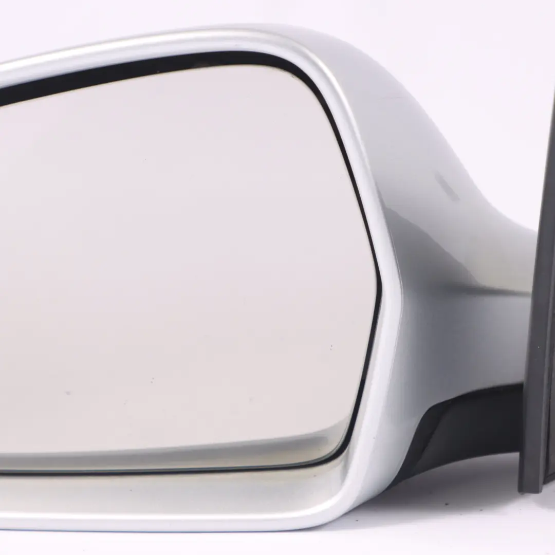 Audi S5 8T Front Door Wing Mirror Base Left N/S Ice Silver X7W - SKU RHD-8T2857409D-ICS - Part number 8T2857409D