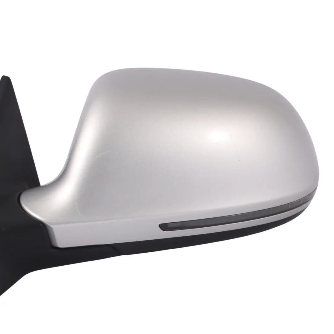 Audi S5 8T Front Door Wing Mirror Base Left N/S Ice Silver X7W - SKU RHD-8T2857409D-ICS - Part number 8T2857409D