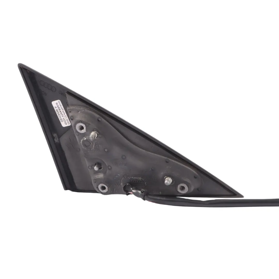 Audi S5 8T Front Door Wing Mirror Base Left N/S Ice Silver X7W - SKU RHD-8T2857409D-ICS - Part number 8T2857409D