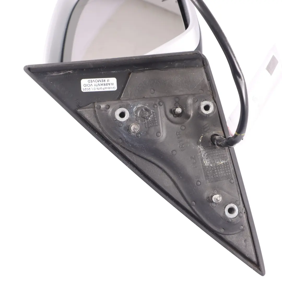 Audi A5 S5 8T Door Wing Mirror Base Front Right O/S Ice Silver X7W - SKU RHD-8T2857410D-ICS - Part number 8T2857410D