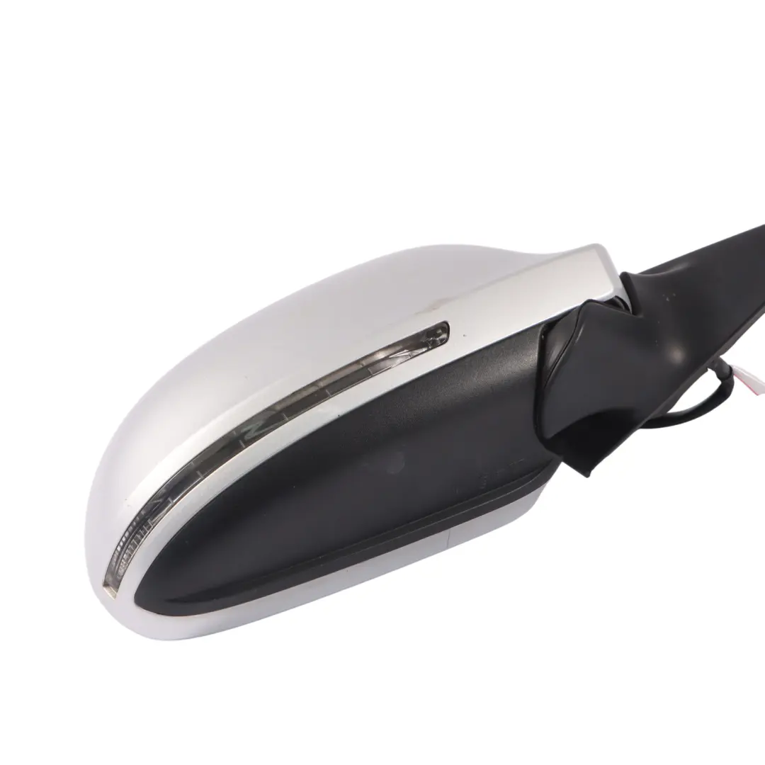 Audi A5 S5 8T Door Wing Mirror Base Front Right O/S Ice Silver X7W - SKU RHD-8T2857410D-ICS - Part number 8T2857410D