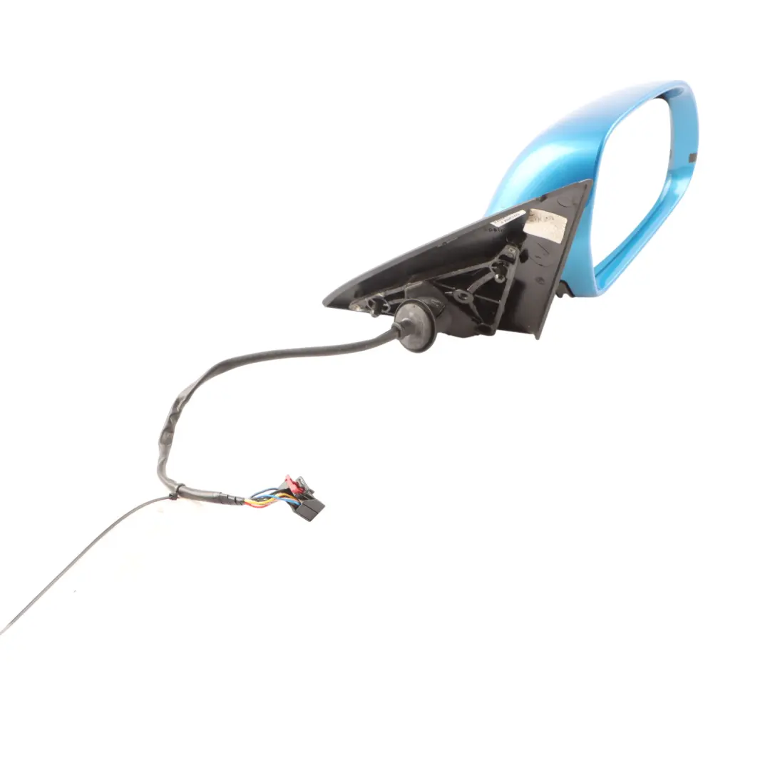 Audi Q3 8U Wing Mirror Door Electric Right O/S Hainan Blue - X5K - SKU RHD-8U2857410G-HAB - Part number 8U2857410G