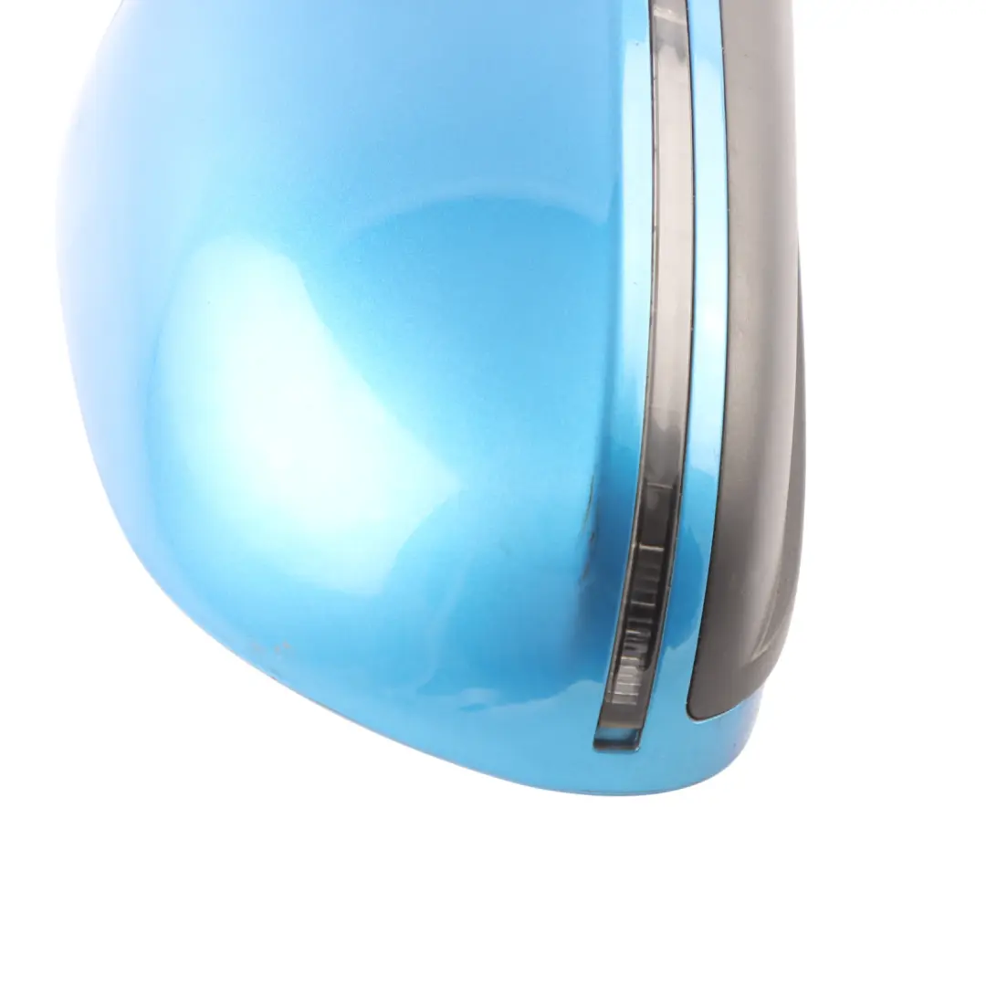Audi Q3 8U Wing Mirror Door Electric Right O/S Hainan Blue - X5K - SKU RHD-8U2857410G-HAB - Part number 8U2857410G