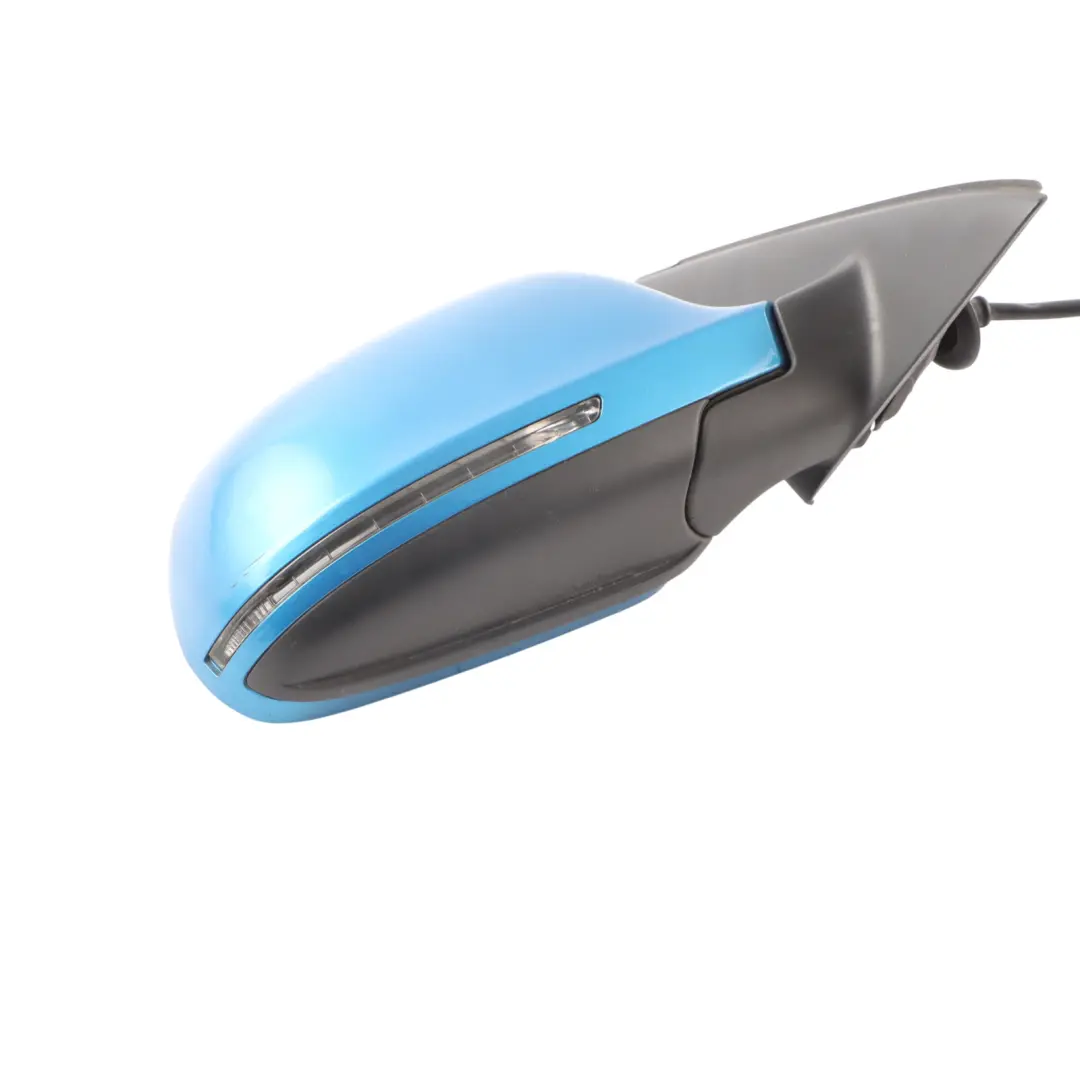 Audi Q3 8U Wing Mirror Door Electric Right O/S Hainan Blue - X5K - SKU RHD-8U2857410G-HAB - Part number 8U2857410G