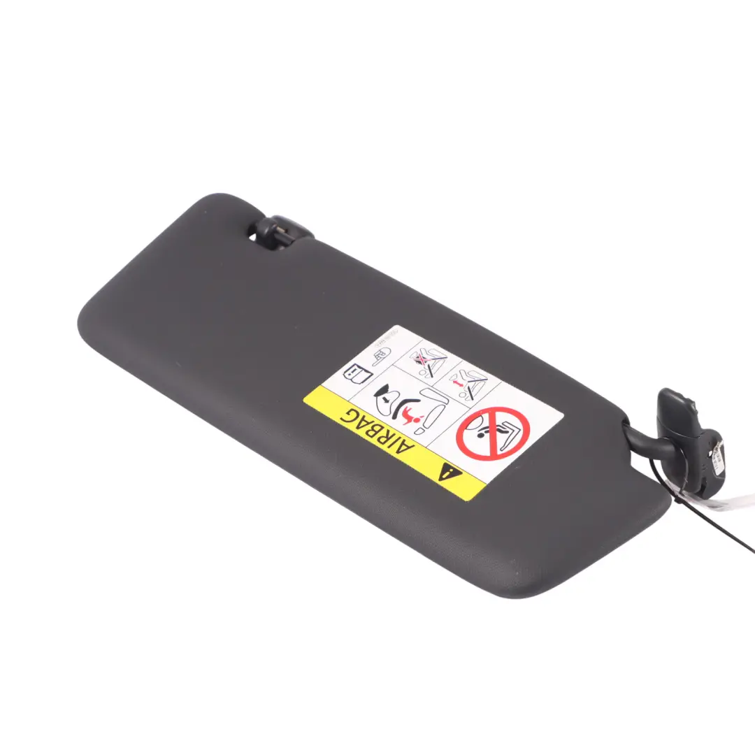 Audi A1 8X Front Sun Visor Blade Protection Left N/S Side - SKU RHD-8U2857551B-1 - Part number 8U2857551B