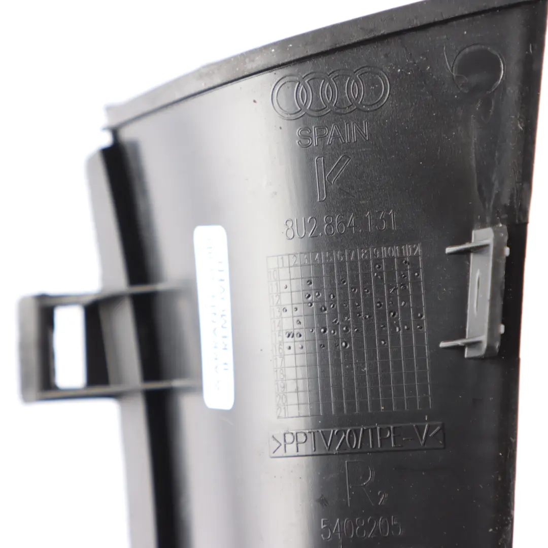 Centre Console Storage Tray Cover Trim Panel Black to Audi Q3 8U with Part number 8U2864131 Audi Q3 8U Centre Console Storage Tray Cover Trim Panel Black - SKU RHD-8U2864131 - Part number 8U2864131