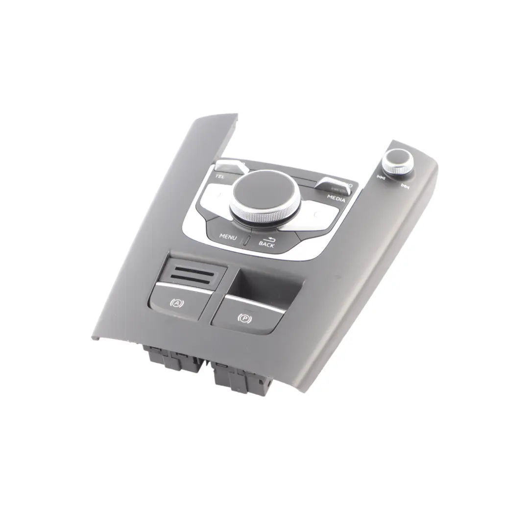 Controller Center Media Sat Nav Console Trim Cup Holder Automatic to Audi A3 S3 8V with Part number 8V0919614BE1 Audi A3 S3 8V Controller Center Media Sat Nav Console Trim Cup Holder Automatic - SKU RHD-8V0919614BE-1 - Part number 8V0919614BE1