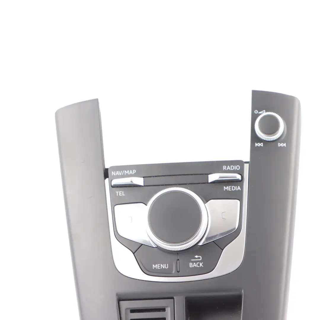 Controller Center Media Sat Nav Console Trim Cup Holder Automatic to Audi A3 S3 8V with Part number 8V0919614BE1 Audi A3 S3 8V Controller Center Media Sat Nav Console Trim Cup Holder Automatic - SKU RHD-8V0919614BE-1 - Part number 8V0919614BE1