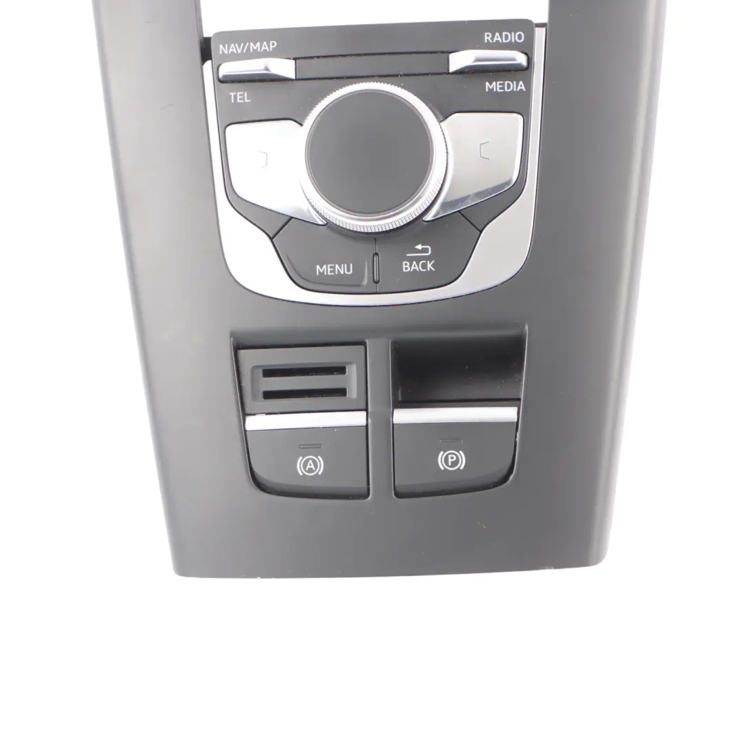 Controller Center Media Sat Nav Console Trim Cup Holder Automatic to Audi A3 S3 8V with Part number 8V0919614BE1 Audi A3 S3 8V Controller Center Media Sat Nav Console Trim Cup Holder Automatic - SKU RHD-8V0919614BE-1 - Part number 8V0919614BE1