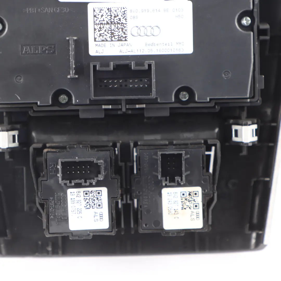 Controller Center Media Sat Nav Console Trim Cup Holder Automatic to Audi A3 S3 8V with Part number 8V0919614BE1 Audi A3 S3 8V Controller Center Media Sat Nav Console Trim Cup Holder Automatic - SKU RHD-8V0919614BE-1 - Part number 8V0919614BE1