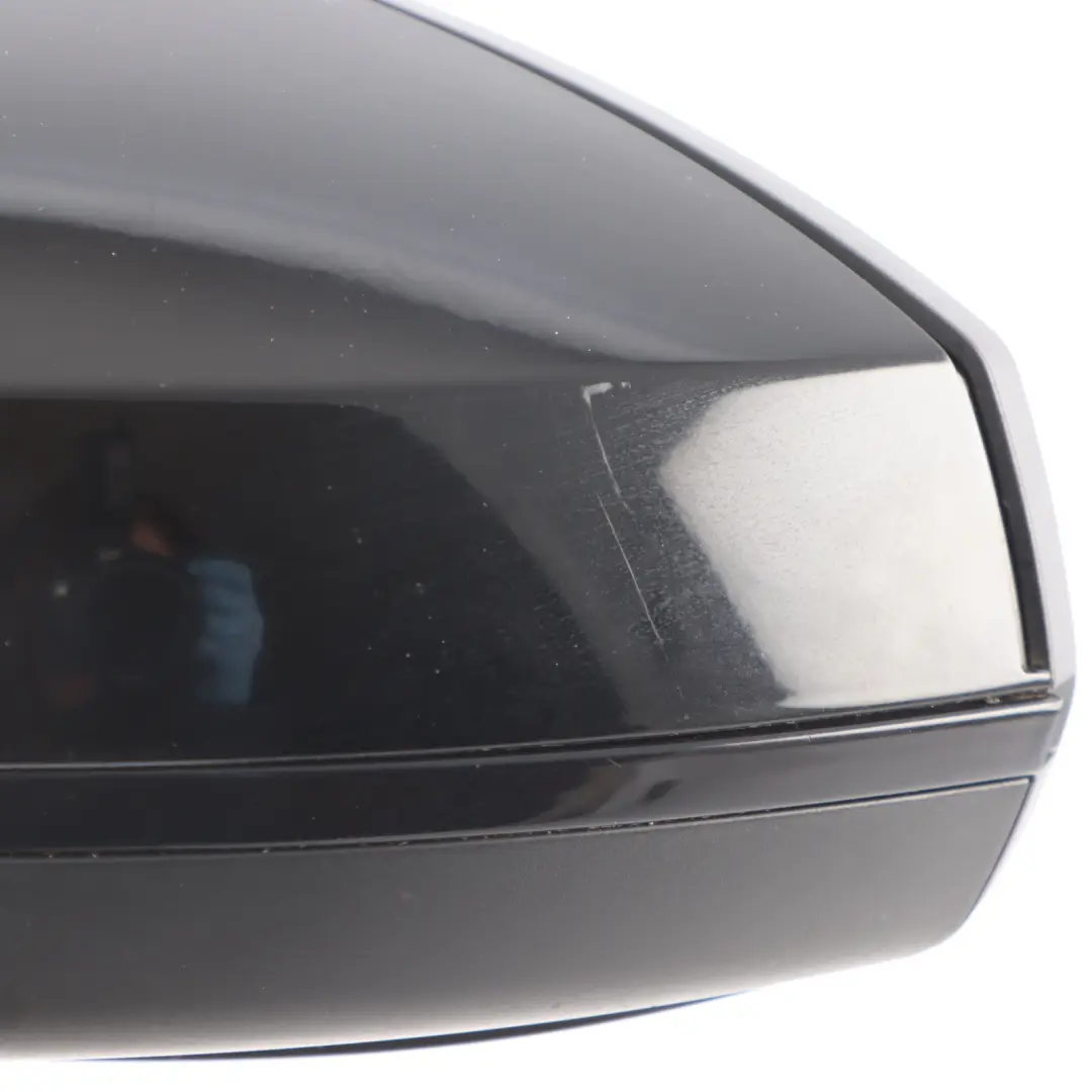 Audi S3 8V Electric Side Wing Mirror Left N/S Mythical Black Y9T - SKU RHD-8V2857409J-MYB - Part number 8V2857409J