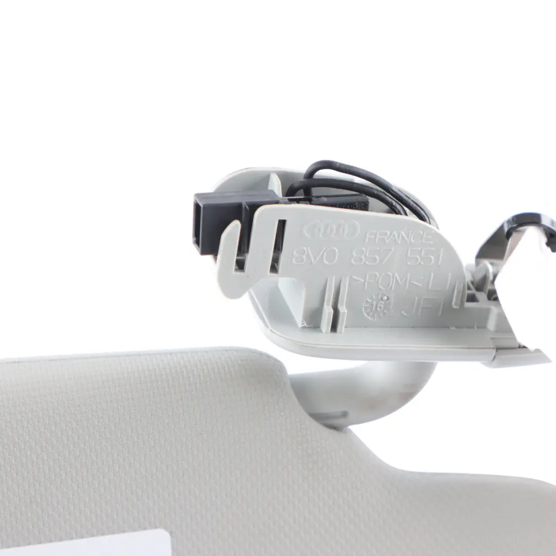 Sun Visor Iluminated Mirror Left N/S Side to Audi A3 S3 8V with Part number 8V2857551F Audi A3 S3 8V Sun Visor Iluminated Mirror Left N/S Side - SKU RHD-8V2857551F-2 - Part number 8V2857551F