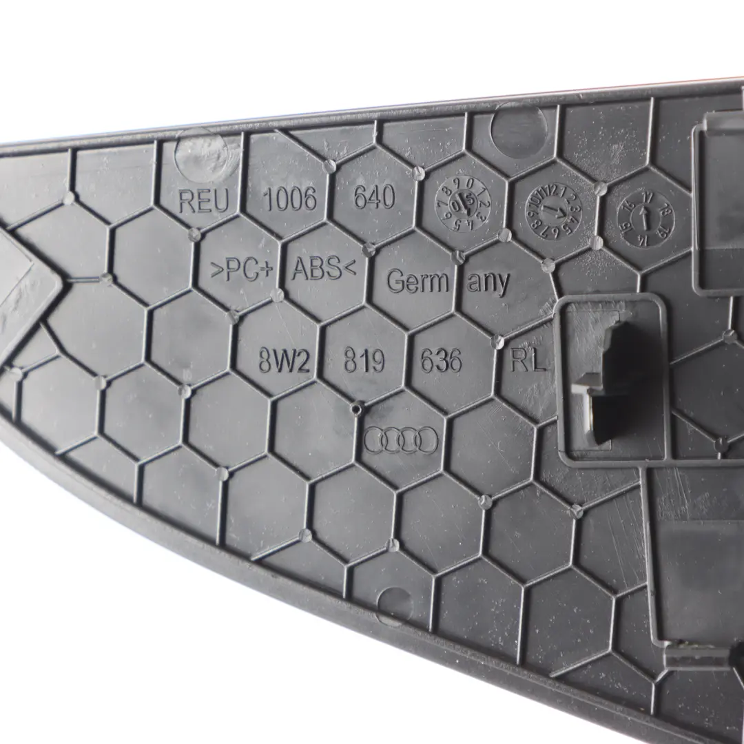 Front Dashboard Tweeter Speaker Trim Cover Panel to Audi S4 B9 with Part number 8W2819636 Audi S4 B9 Front Dashboard Tweeter Speaker Trim Cover Panel - SKU RHD-8W2819636 - Part number 8W2819636