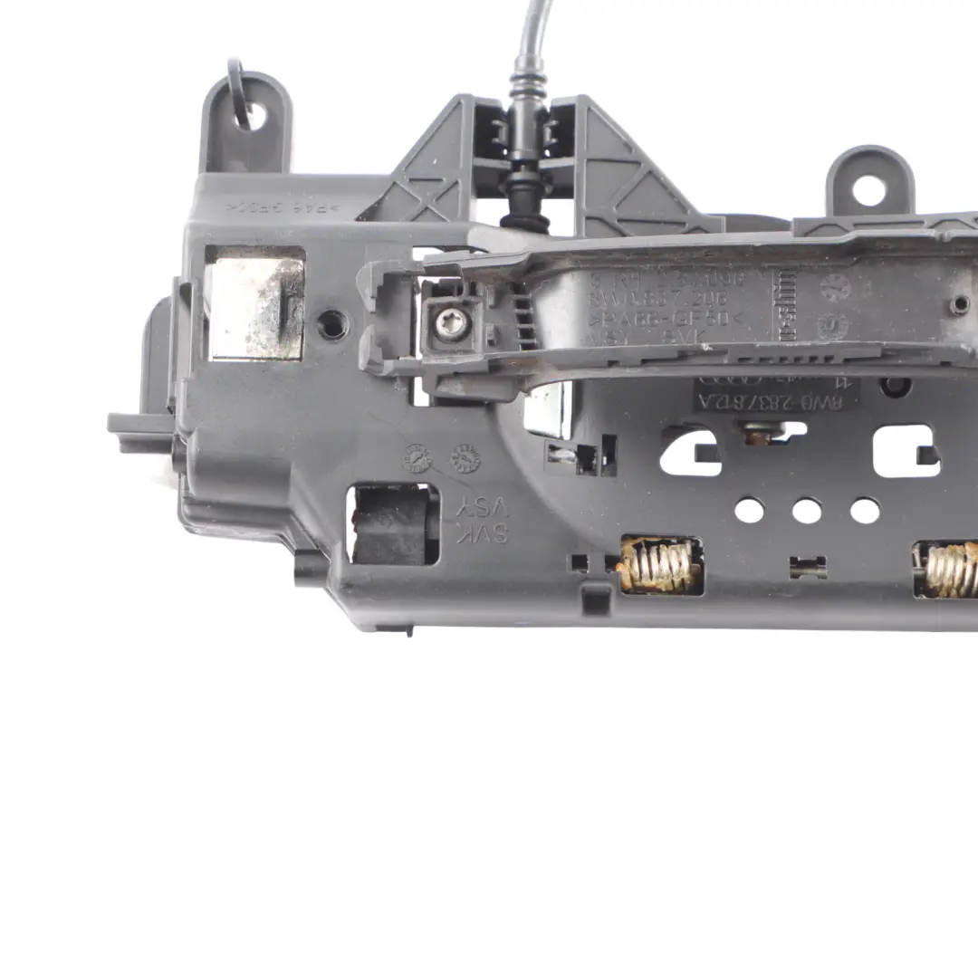 Door Grab Handle Front Right O/S Daytona Grey Pearl Effect - Z7S to Audi A4 B9 with Part number 8W2837240 Audi A4 B9 Door Grab Handle Front Right O/S Daytona Grey Pearl Effect - Z7S - SKU RHD-8W2837240-DGR - Part number 8W2837240