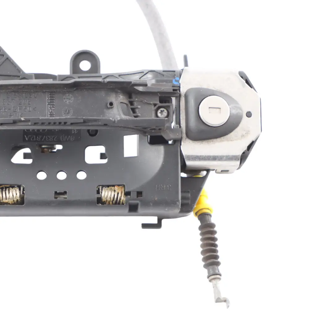 Door Grab Handle Front Right O/S Daytona Grey Pearl Effect - Z7S to Audi A4 B9 with Part number 8W2837240 Audi A4 B9 Door Grab Handle Front Right O/S Daytona Grey Pearl Effect - Z7S - SKU RHD-8W2837240-DGR - Part number 8W2837240