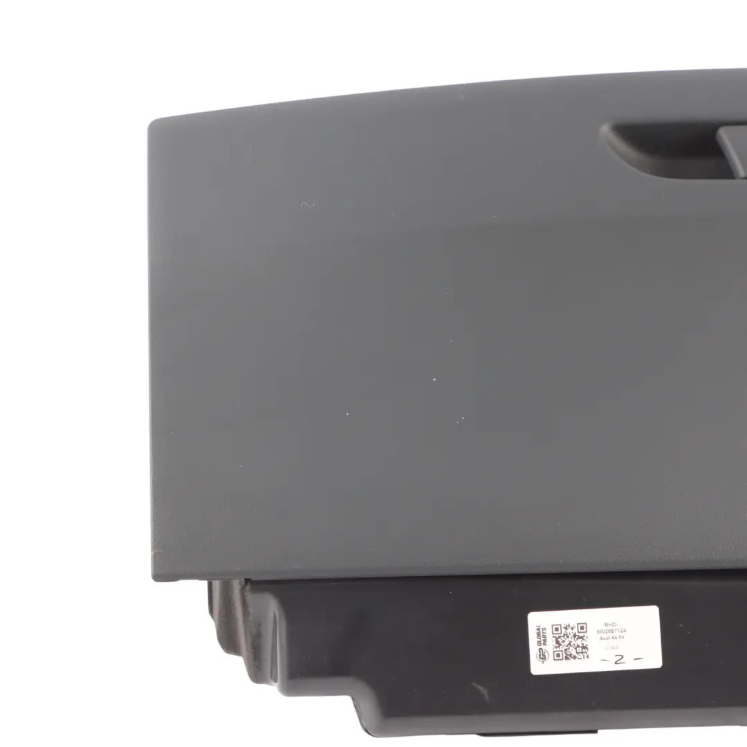 Audi A5 F5 Glove Box Dashboard Storage Tray Glovebox Panel Black - SKU RHD-8W2857124 - Part number 8W2857124