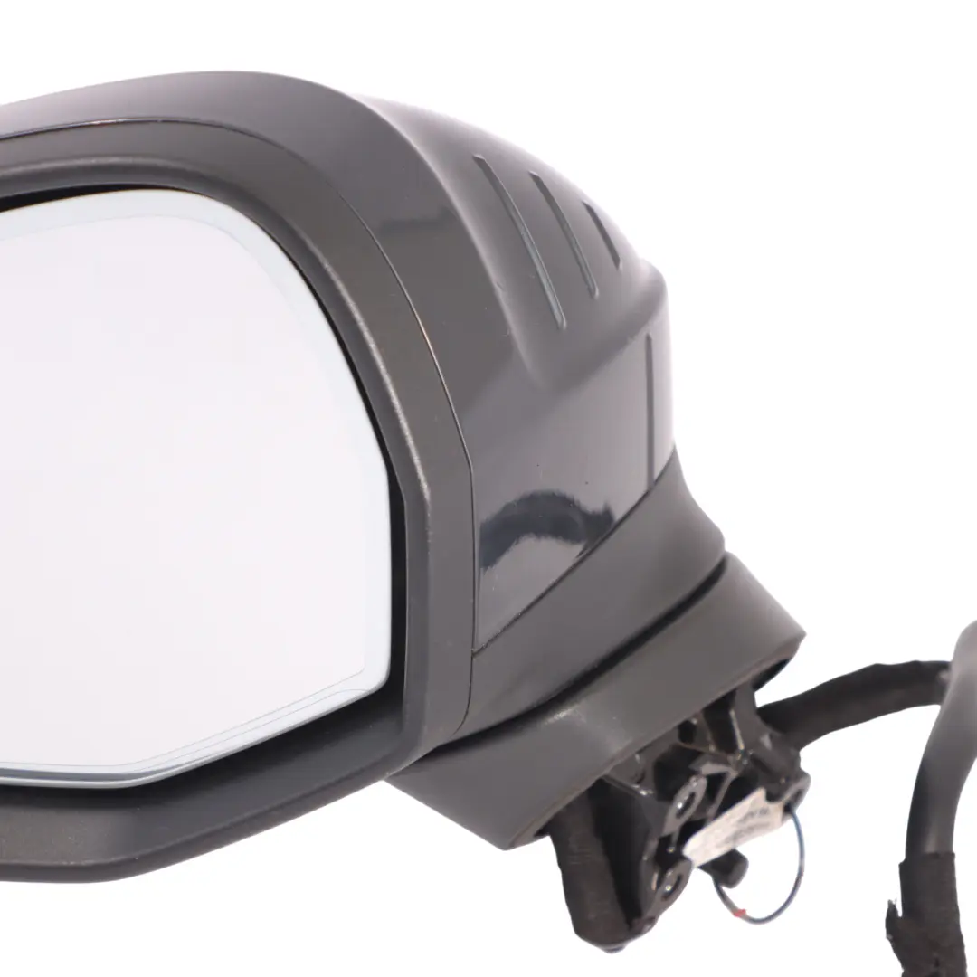 Audi A4 B9 Wing Mirror Heated Indicator Trim Left N/S Manhattan Grey - X7L - SKU RHD-8W2857409D-MAGR - Part number 8W2857409D