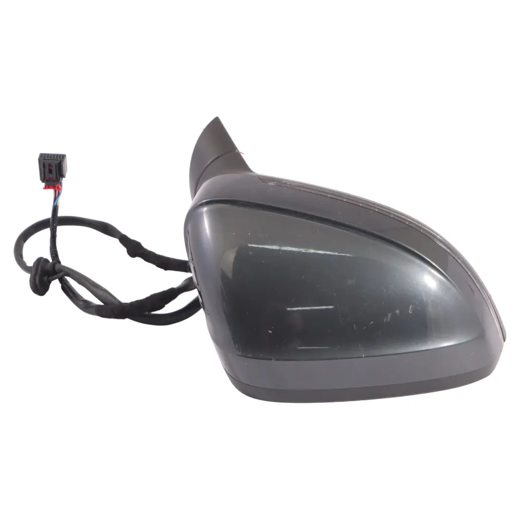 Audi A4 B9 Wing Mirror Heated Indicator Trim Right O/S Manhattan Grey - X7L - SKU RHD-8W2857410F-MAGR - Part number 8W2857410F