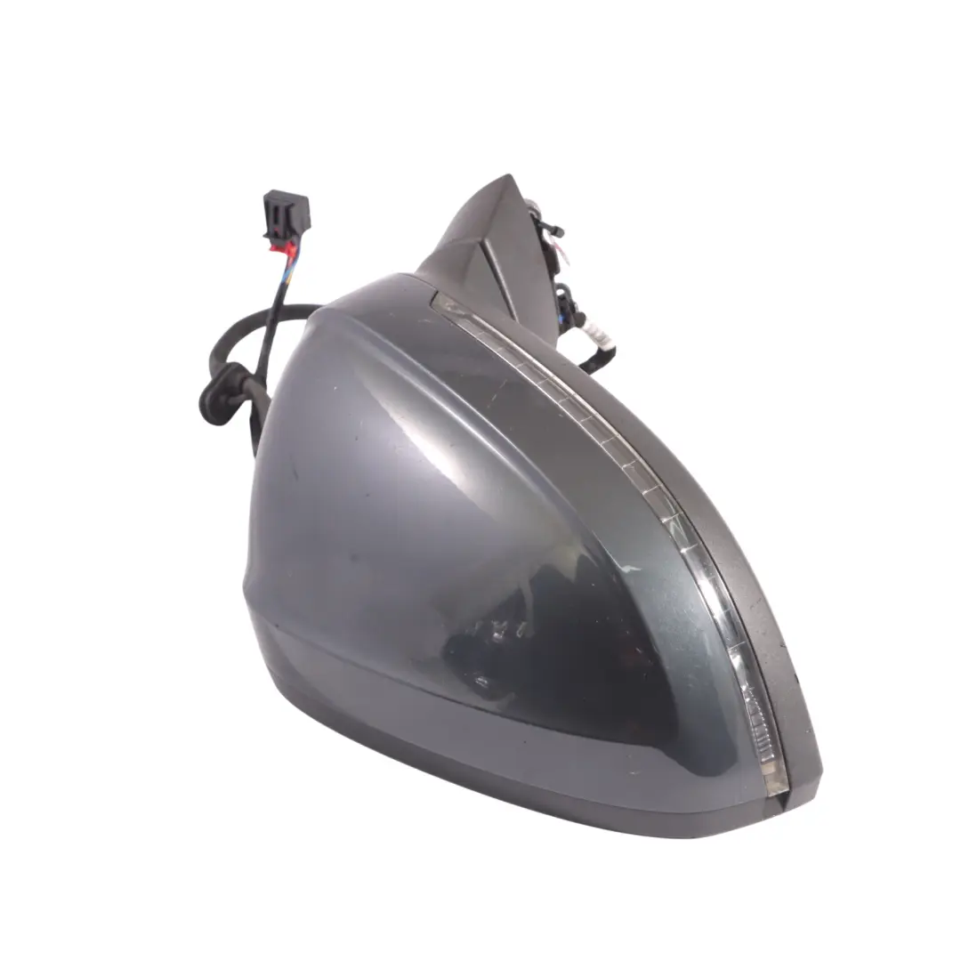 Audi A4 B9 Wing Mirror Heated Indicator Trim Right O/S Manhattan Grey - X7L - SKU RHD-8W2857410F-MAGR - Part number 8W2857410F