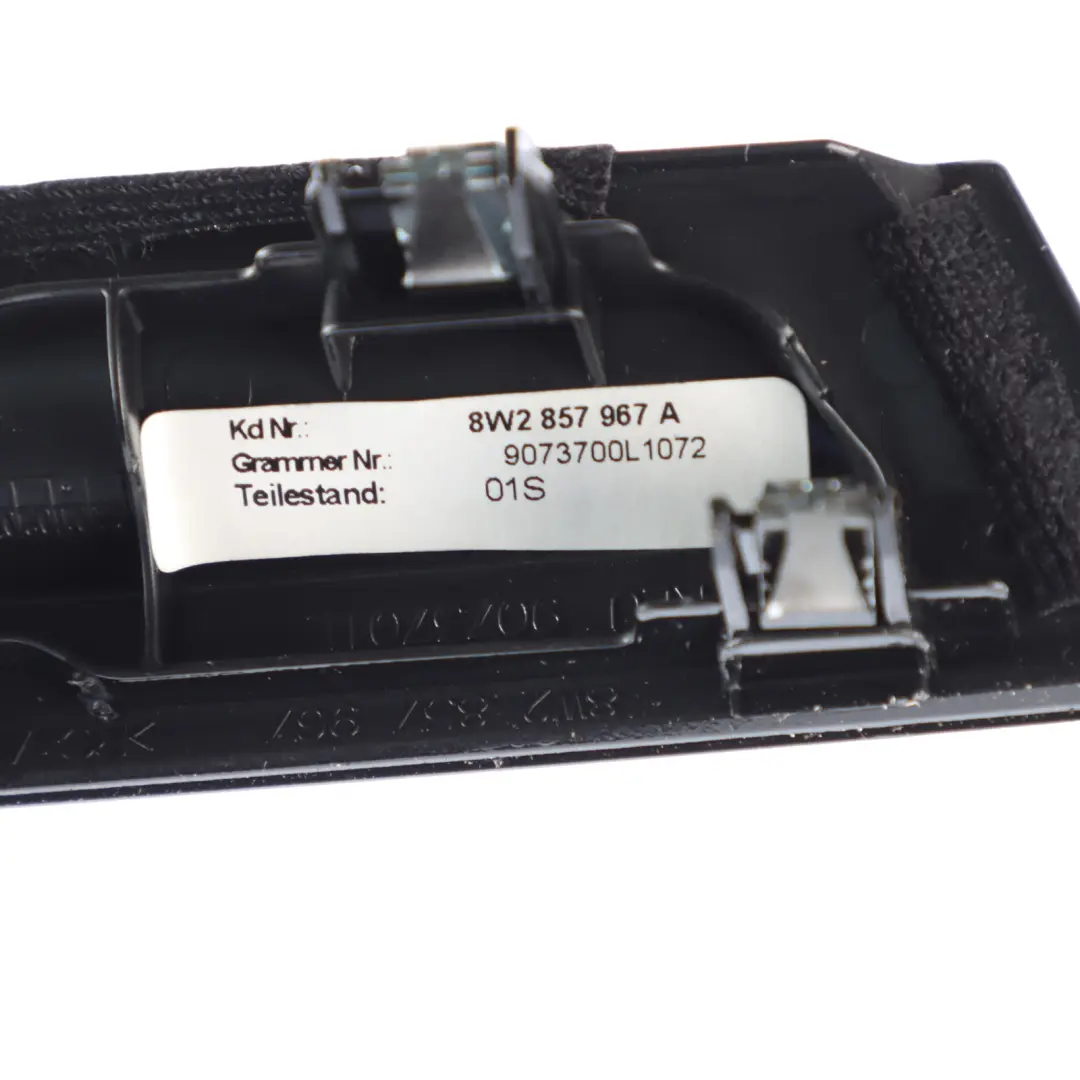 Audi A5 F5 Dashboard Panel Trim Strip Cover High Gloss Black - SKU RHD-8W2857967A - Part number 8W2857967A