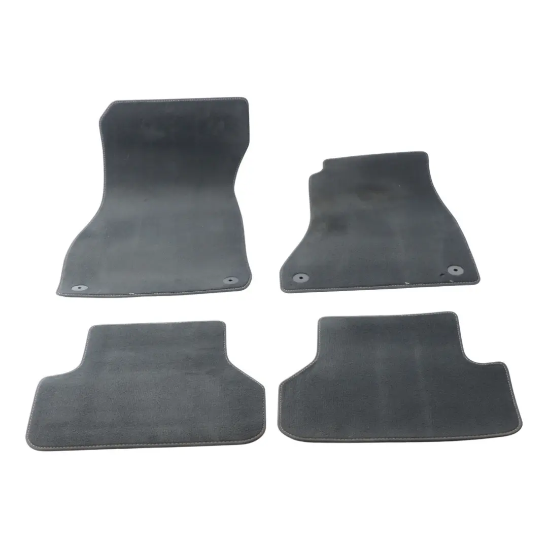 Audi A5 F5 Carpet Floor Mats Velour Soul Black Set Front Rear - SKU RHD-8W2863691-1 - Part number 8W2863691