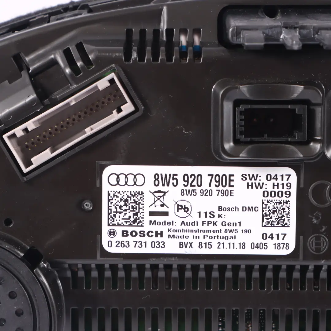 Instrument Cluster Speedo Meter Clocks Automatic to Audi A5 F5 Petrol with Part number 8W5920790E Audi A5 F5 Petrol Instrument Cluster Speedo Meter Clocks Automatic - SKU RHD-8W5920790E - Part number 8W5920790E