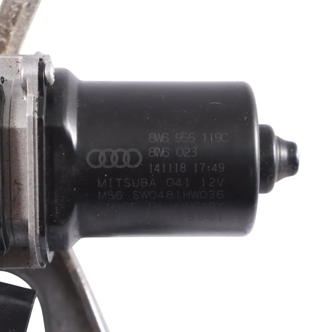 Audi A5 F5 Front Windscreen Wiper Motor Linkage - SKU RHD-8W6955023E - Part number 8W6955023E