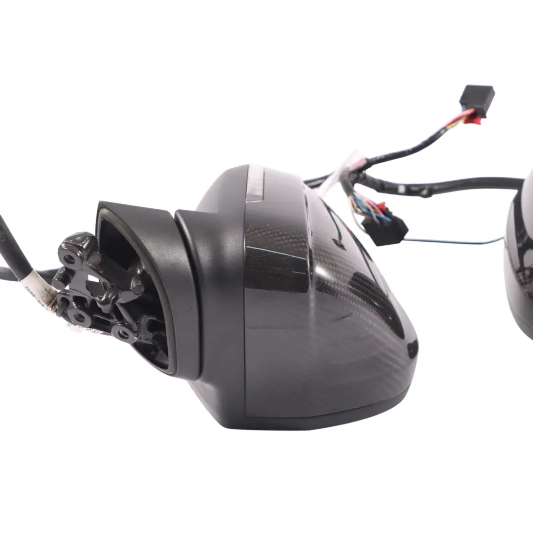 Audi A5 F5 Exterior Door Wing Mirror Left Right N/O/S Carbon Set - SKU RHD-8W8857409Q-CARBON-SET - Part number 8W8857409Q