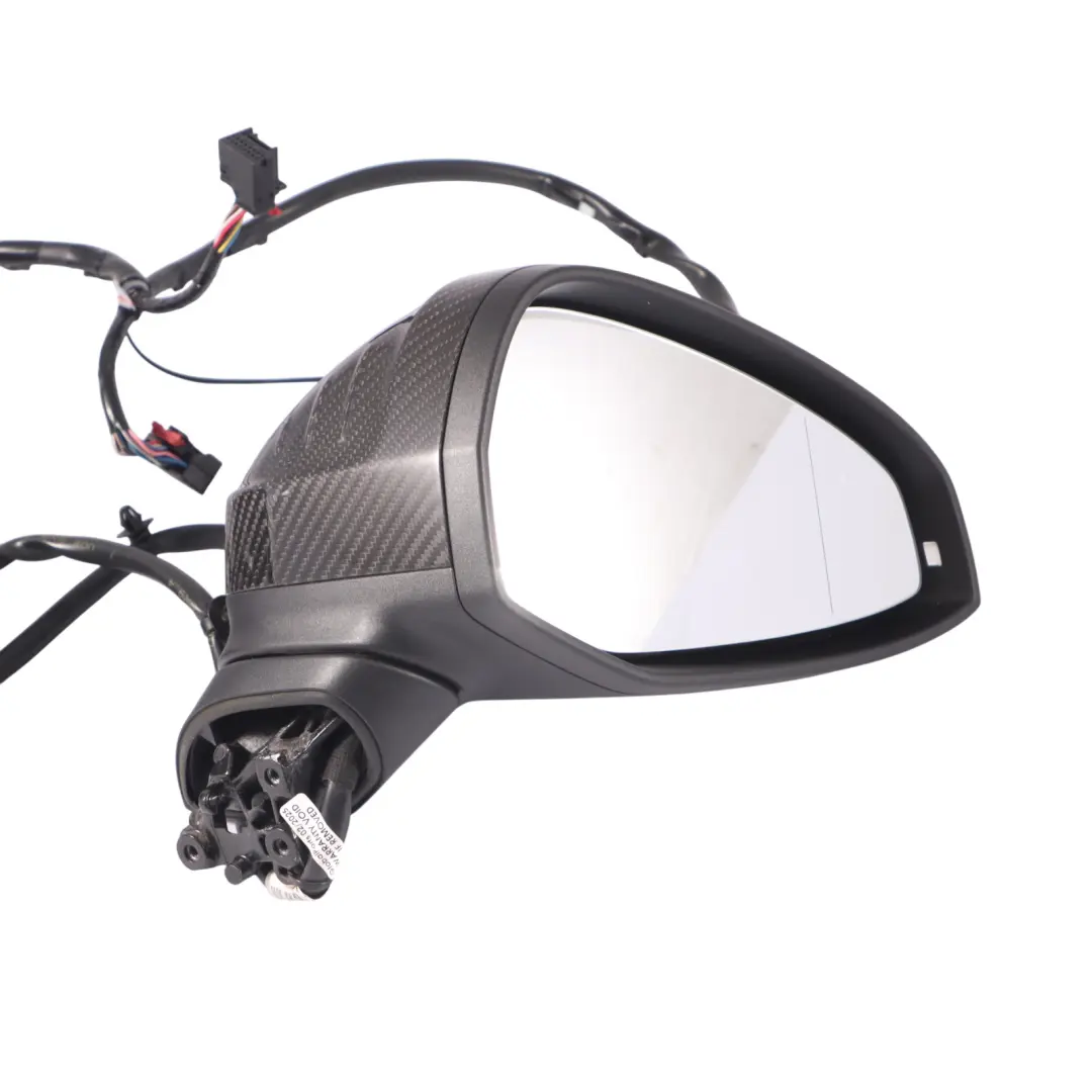 Audi A5 F5 Exterior Door Wing Mirror Left Right N/O/S Carbon Set - SKU RHD-8W8857409Q-CARBON-SET - Part number 8W8857409Q