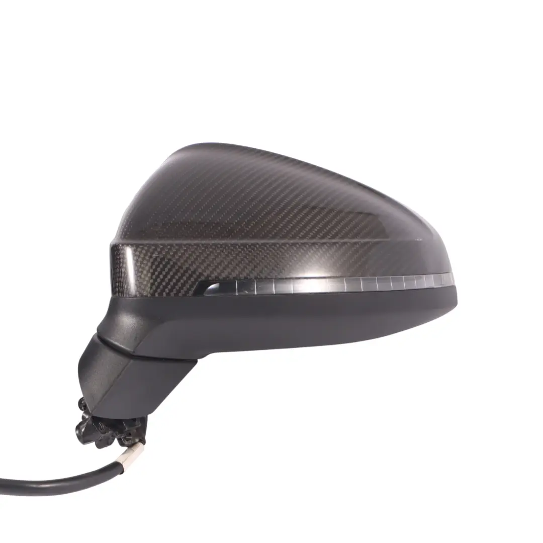 Audi A5 F5 Exterior Door Wing Mirror Left Right N/O/S Carbon Set - SKU RHD-8W8857409Q-CARBON-SET - Part number 8W8857409Q