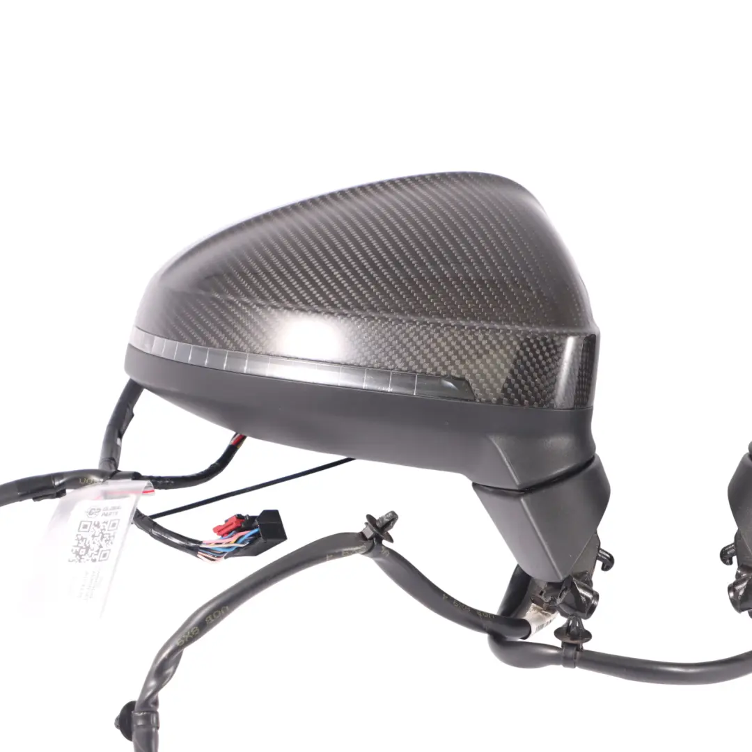 Exterior Door Wing Mirror Left Right N/O/S Carbon Set to Audi A5 F5 with Part number 8W8857409Q Audi A5 F5 Exterior Door Wing Mirror Left Right N/O/S Carbon Set - SKU RHD-8W8857409Q-CARBON-SET - Part number 8W8857409Q
