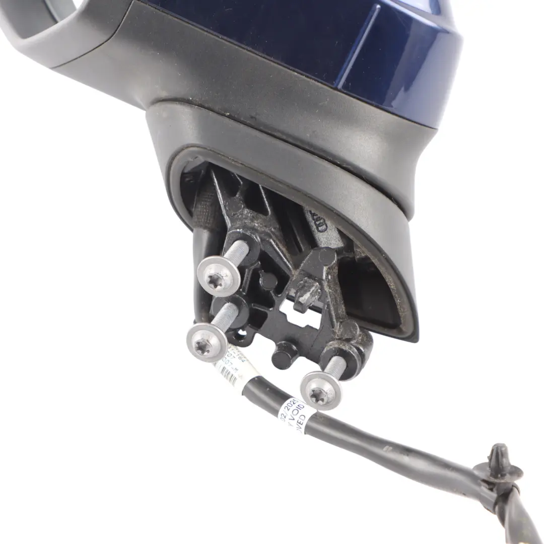 Audi A5 F5 Front Mirror Wing Door Electric Power Left N/S Navara Blue - H5X - SKU RHD-8W8857409Q-NAB - Part number 8W8857409Q