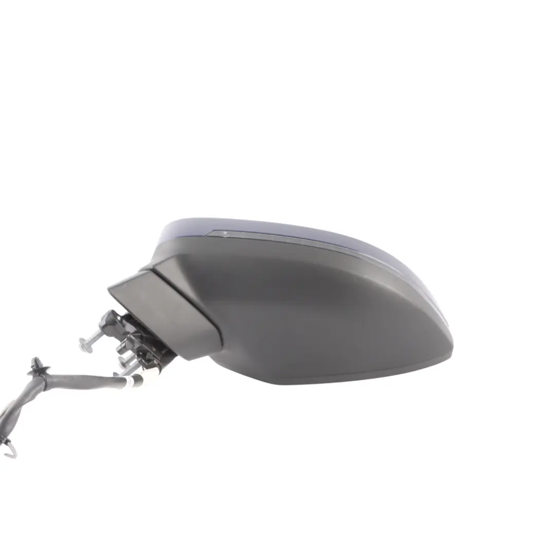 Audi A5 F5 Front Mirror Wing Door Electric Power Left N/S Navara Blue - X5H - SKU RHD-8W8857409Q-NAB - Part number 8W8857409Q
