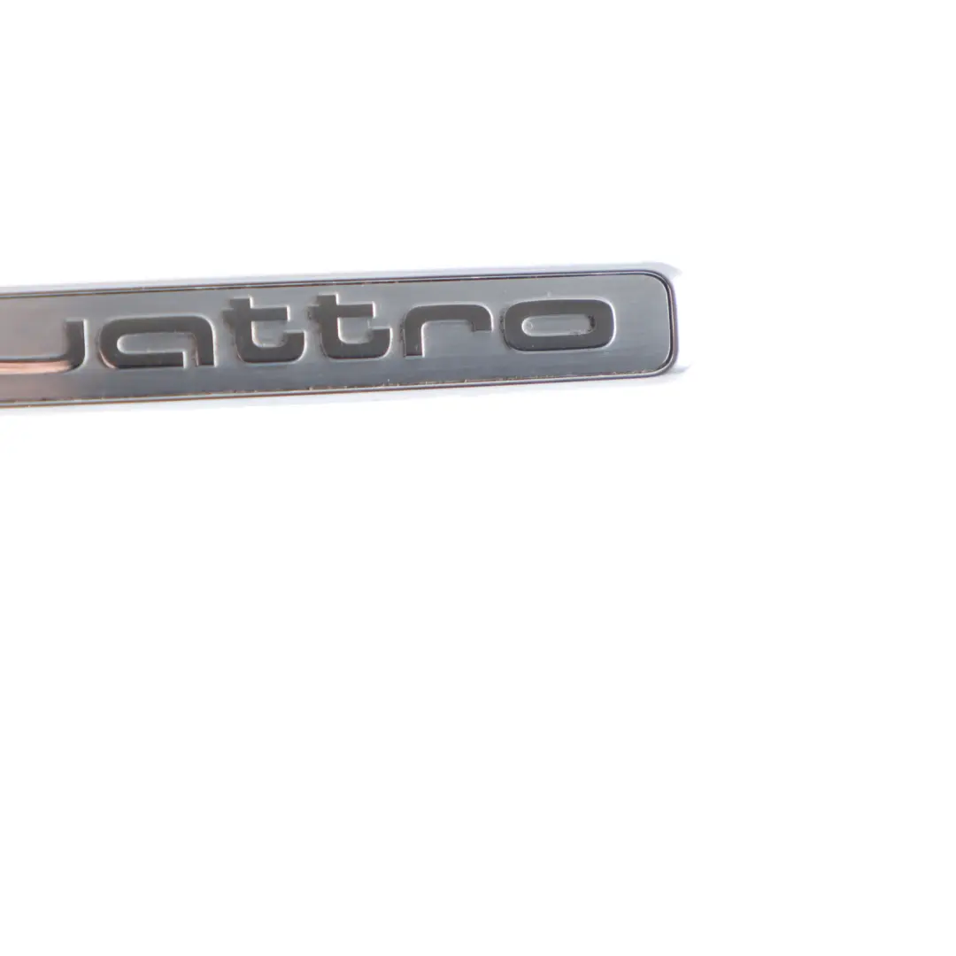 Dashboard Trim Emblem Lettering Quattro to Audi A1 8X with Part number 8X2853191 Audi A1 8X Dashboard Trim Emblem Lettering Quattro - SKU RHD-8X2853191 - Part number 8X2853191