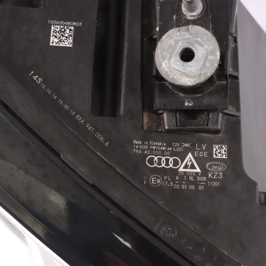 Audi A1 8X Headlamp Headlight LED Lamp Light Front Right O/S 8XA941006A - SKU RHD-8XA941044A - Part number 8XA941044A