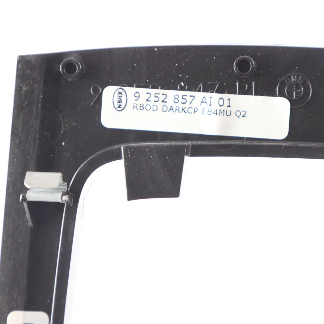 Dashboard Dash Gear Knob Cover Centre Trim Strip Dark Copper to BMW X1 E84 with Part number 9252857 BMW X1 E84 Dashboard Dash Gear Knob Cover Centre Trim Strip Dark Copper - SKU RHD-9252857-1 - Part number 9252857