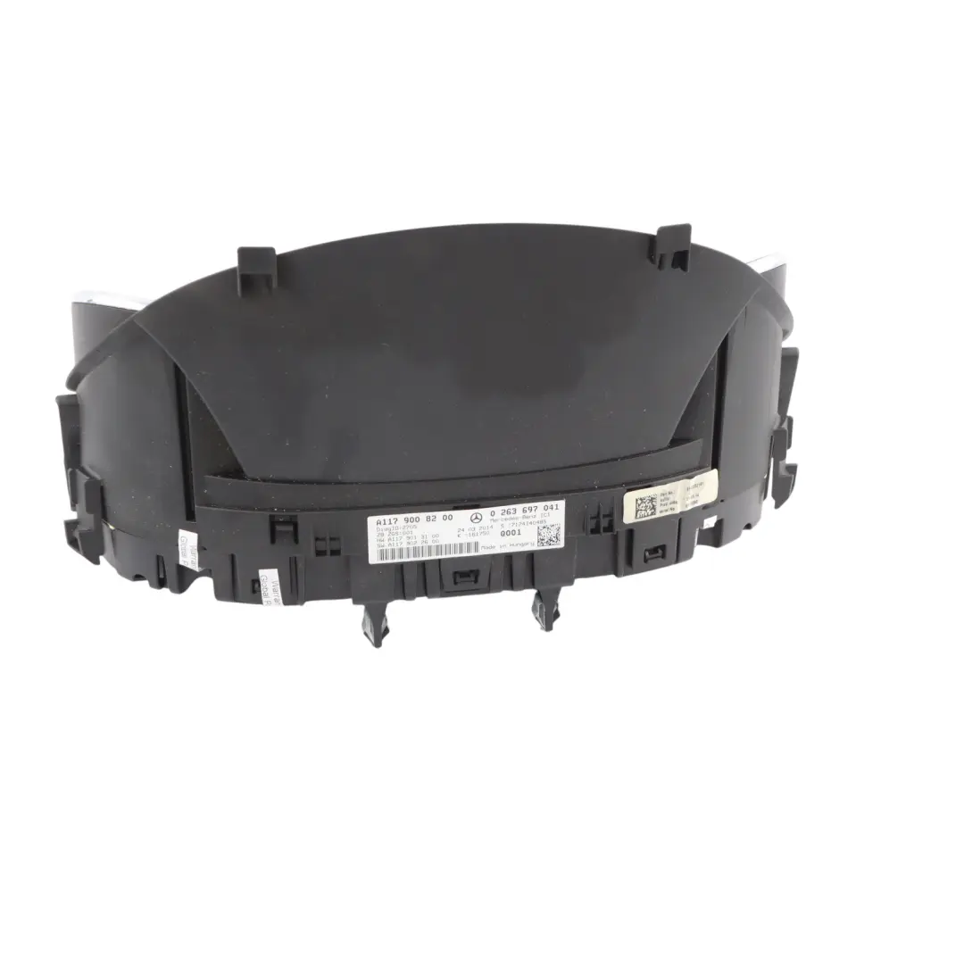 Instrument Cluster Clocks Speedometer Automatic to Mercedes C117 Diesel with Part number A1179008200 Mercedes C117 Diesel Instrument Cluster Clocks Speedometer Automatic - SKU RHD-A1179008200 - Part number A1179008200
