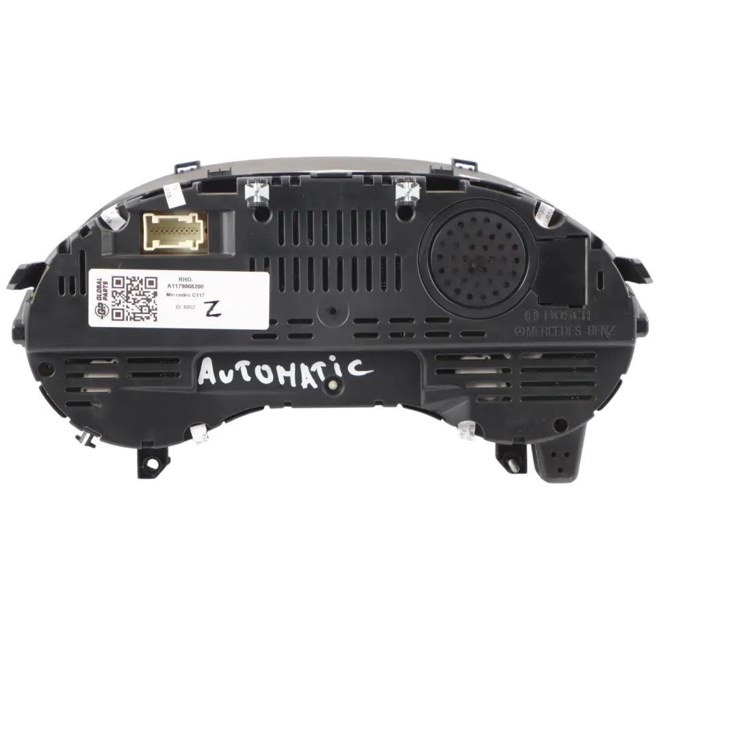 Mercedes C117 Diesel Instrument Cluster Clocks Speedometer Automatic - SKU RHD-A1179008200 - Part number A1179008200