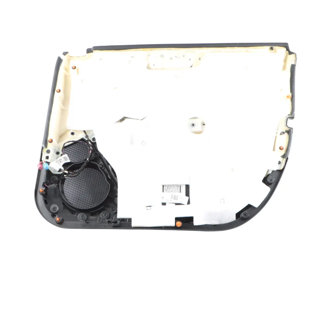 Mercedes X166 Door Card Trim Panel Covering Front Left N/S Black Leather - SKU RHD-A1667202370 - Part number A1667202370