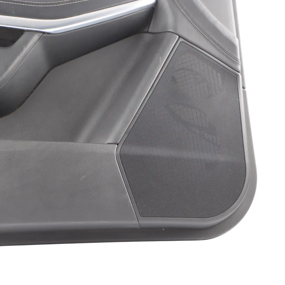 Door Card Trim Panel Covering Front Left N/S Black Leather to Mercedes X166 with Part number A1667202370 Mercedes X166 Door Card Trim Panel Covering Front Left N/S Black Leather - SKU RHD-A1667202370 - Part number A1667202370