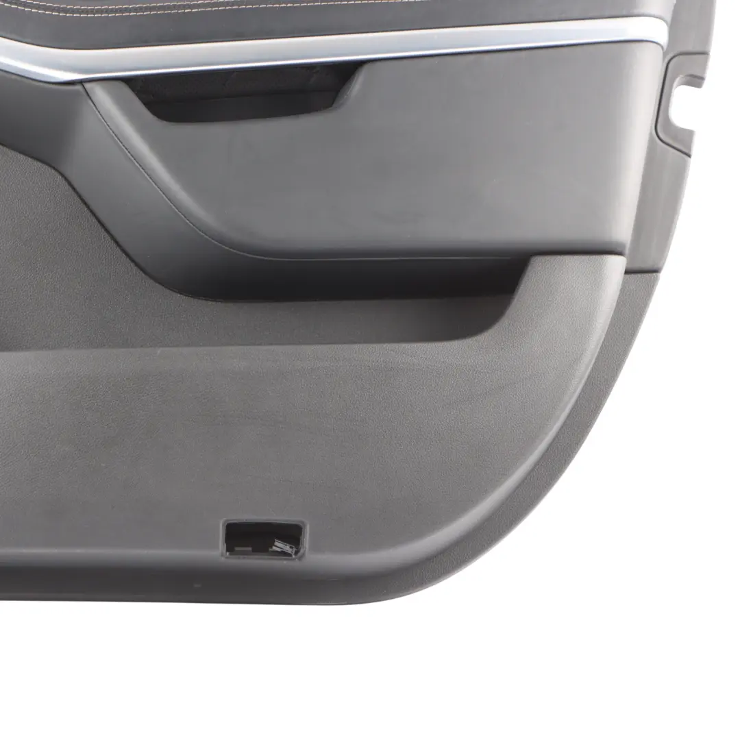 Mercedes X166 Door Card Trim Panel Covering Front Right O/S Black Leather - SKU RHD-A1667203070 - Part number A1667203070