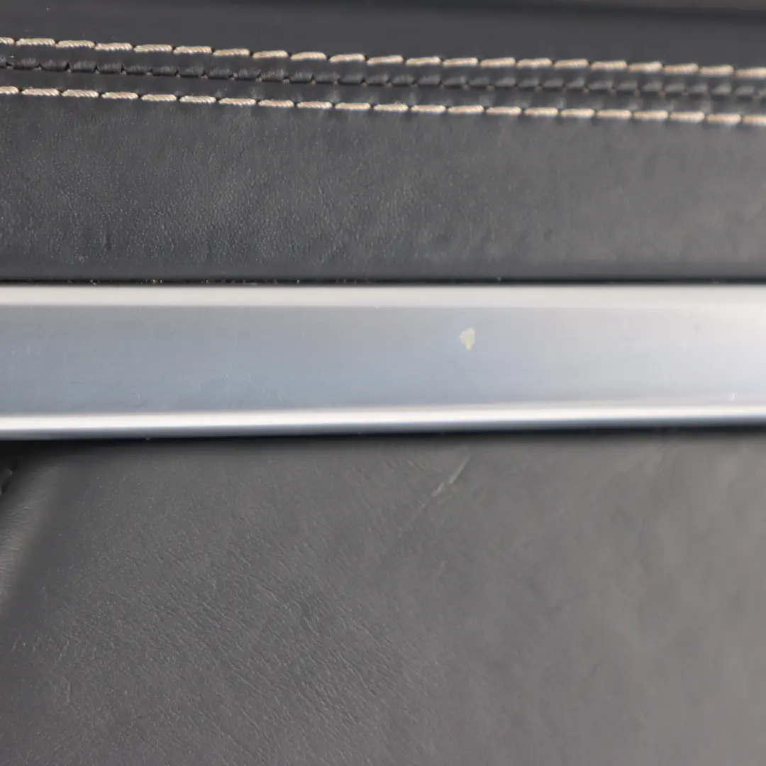 Mercedes X166 Door Card Trim Panel Covering Front Right O/S Black Leather - SKU RHD-A1667203070 - Part number A1667203070