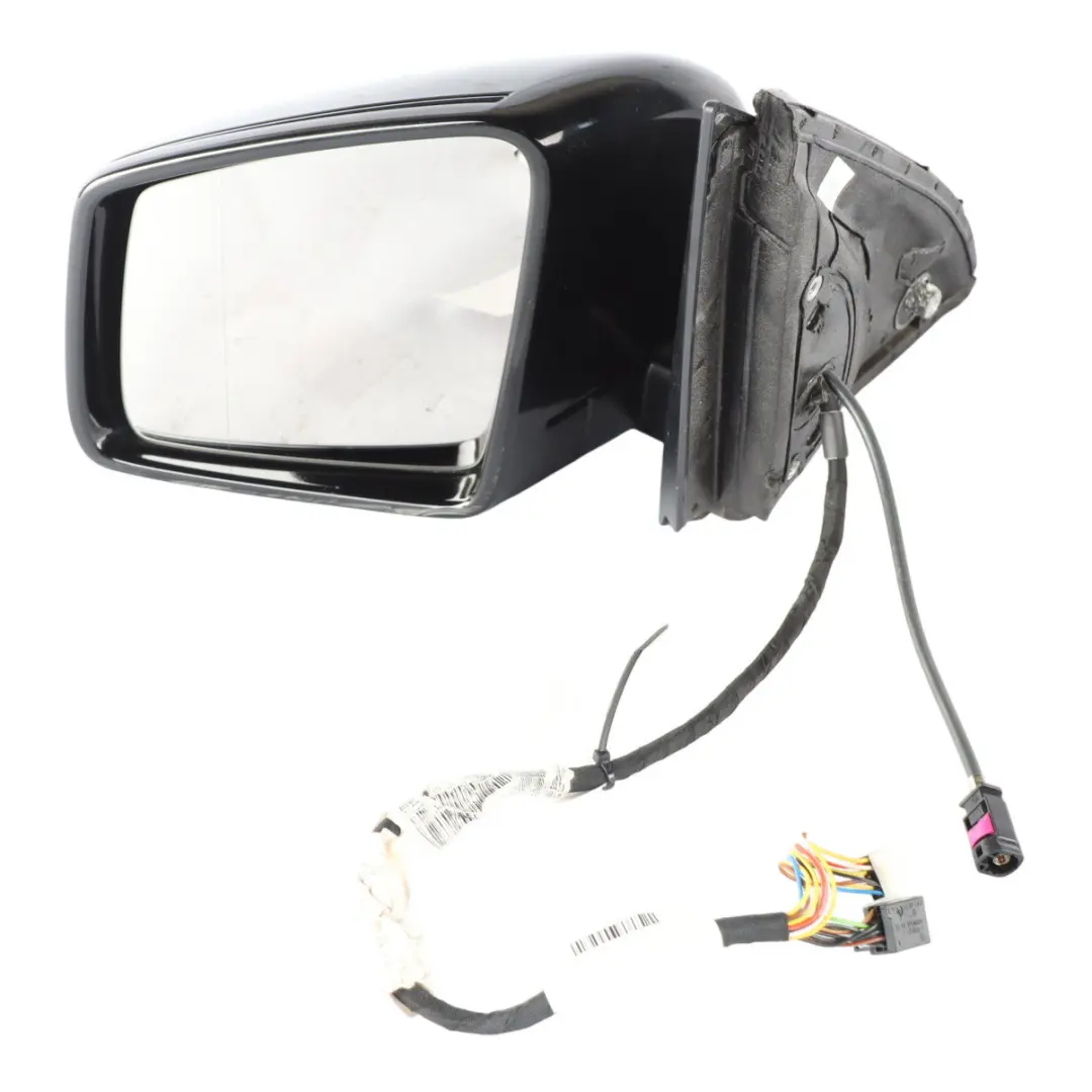 Mercedes W166 Mirror Wing Side View Left N/S Door Black - SKU RHD-A1668109700-BLK - Part number A1668109700