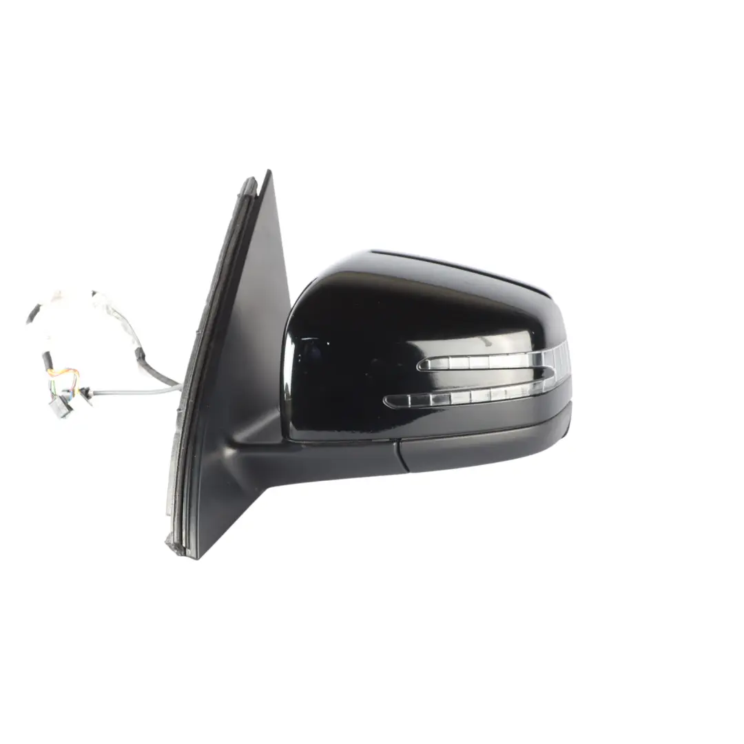 Mercedes W166 Mirror Wing Side View Left N/S Door Black - SKU RHD-A1668109700-BLK - Part number A1668109700