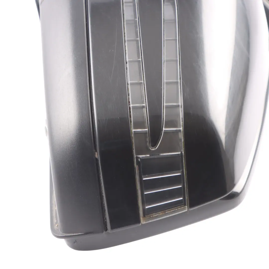 Mercedes GL X166 Door Wing Mirror Left N/S Obsidian Black - 197 - SKU RHD-A1668109700-OB - Part number A1668109700
