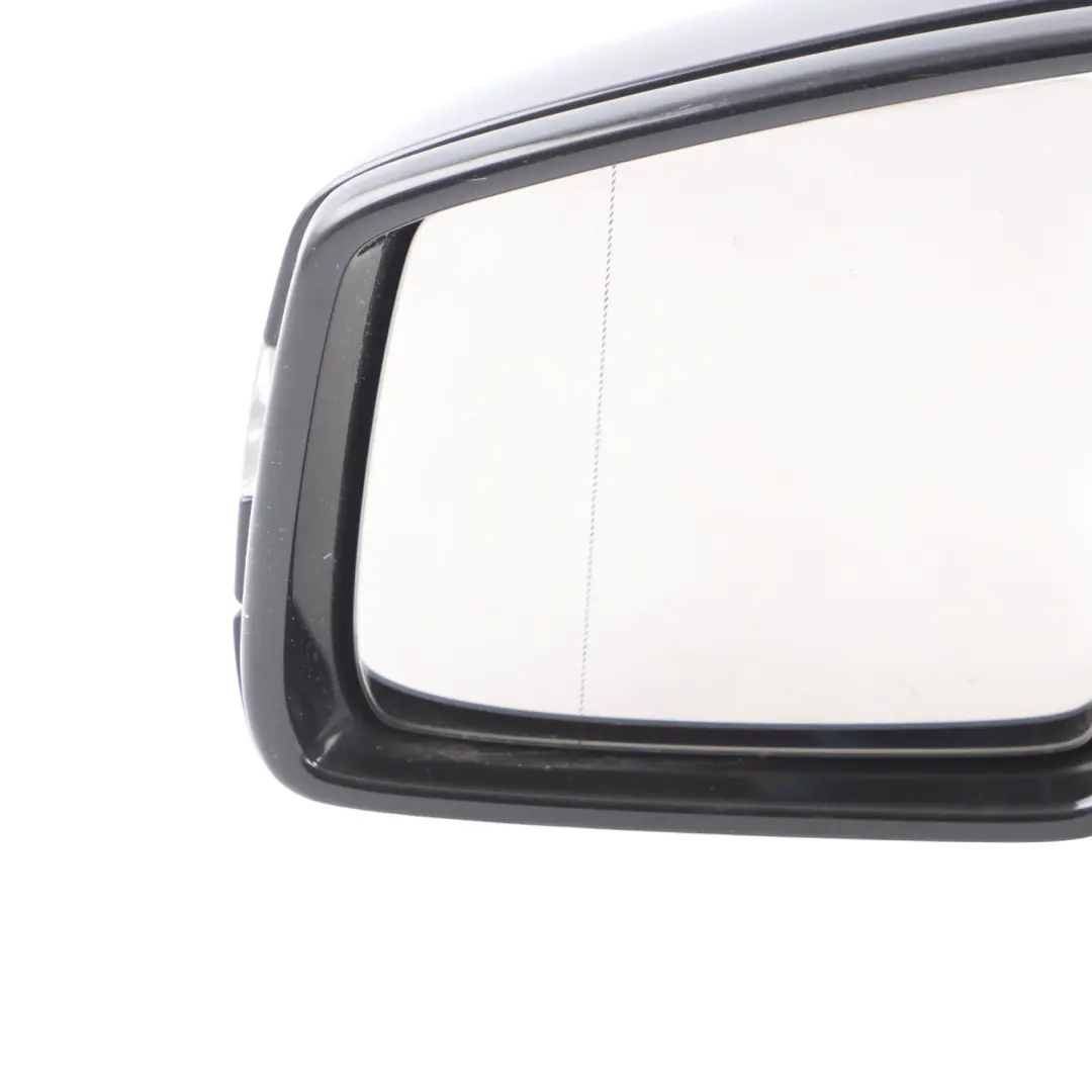 Mercedes GL X166 Door Wing Mirror Left N/S Obsidian Black - 197 - SKU RHD-A1668109700-OB - Part number A1668109700