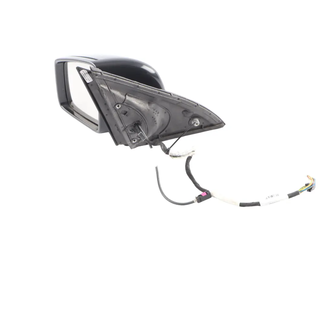 Mercedes GL X166 Door Wing Mirror Left N/S Obsidian Black - 197 - SKU RHD-A1668109700-OB - Part number A1668109700